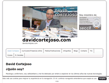 Tablet Screenshot of davidcortejoso.com